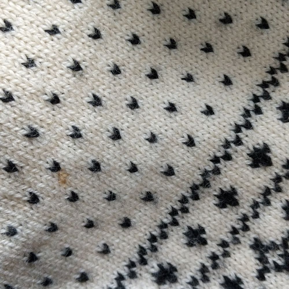 ET KG Norwegian Icelandic fisherman Faire Isle sweater cardigan - Picture 6 of 11